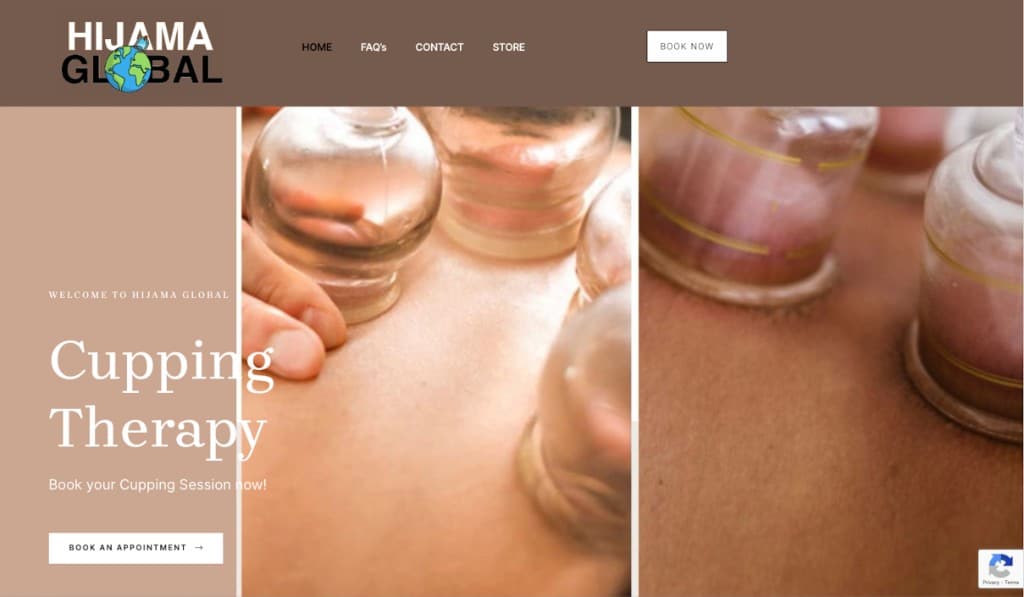 Hijama Global website preview