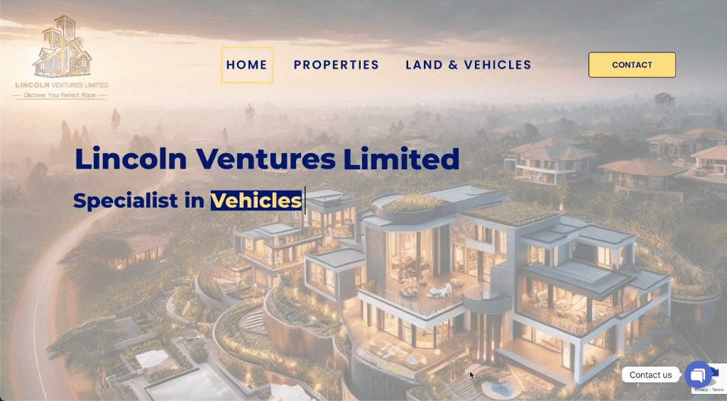 Lincoln Ventures Limited website preview